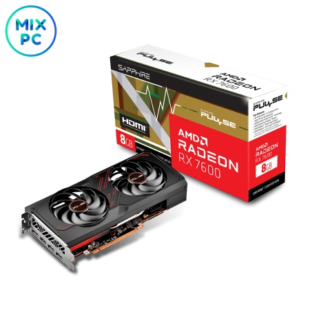 Видеокарта RX7600 8GB SAPPHIRE PULSE