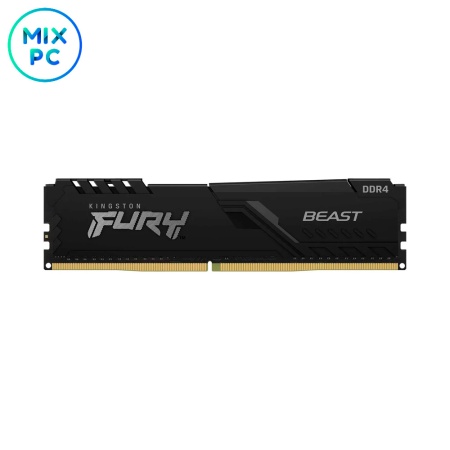 Модуль памяти DDR4 8GB 3600MHz Kingston Fury Beast Black KF436C17BB/8