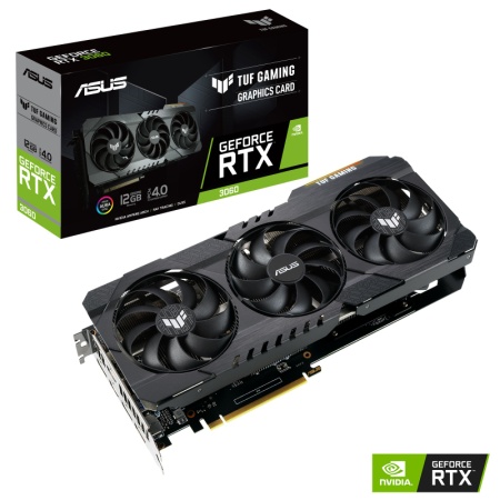 Видеокарта PCI-E GeForce RTX3060 ASUS TUF-RTX3060-12G-V2-GAMING