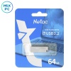 Флеш диск 64GB Netac UM1 Silver USB 3.2