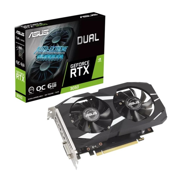 Видеокарта RTX 3050 6GB ASUS DUAL DUAL-RTX3050-O6G
