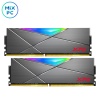 Оперативная память DDR4 32GB (2x16GB) 3200MHz CL16 ADATA XPG SPECTRIX D50 RGB Gray