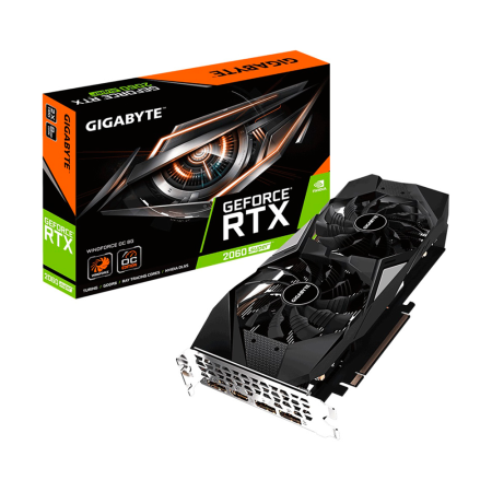 Видеокарта RTX2060 Super 8Gb Gigabyte GV-N206SWF2OC-8GD