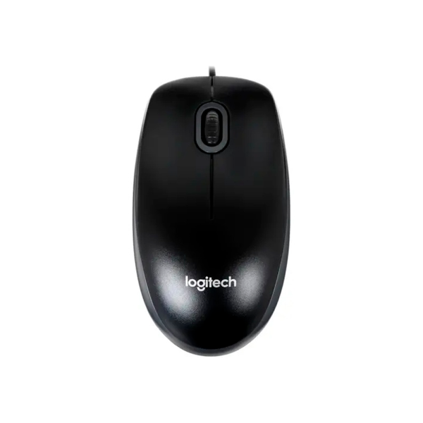 Мышь проводная Logitech B100 Black