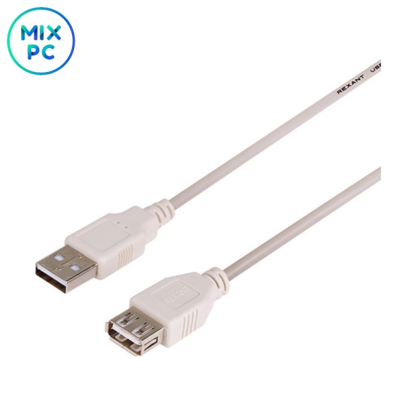 Кабель Rexant USB-А (male) - USB-A (female) 1.8M