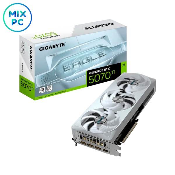 Видеокарта RTX 5070 Ti 16GB GIGABYTE EAGLE OC ICE SFF GV-N507TEAGLEOC ICE-16GD