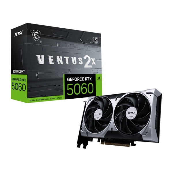 Видеокарта RTX 5060 8GB MSI VENTUS 2X OC