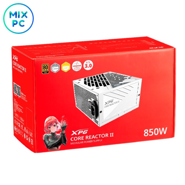 Блок питания 850W ADATA XPG CORE REACTOR II White 80+ Gold
