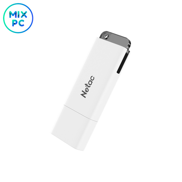 Флеш Диск 128GB Netac U185 White USB 2.0