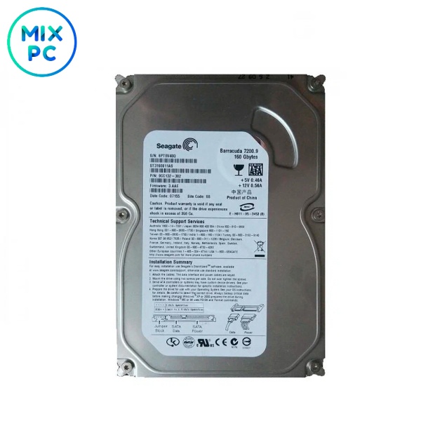 Накопитель HDD 3.5" 160GB Seagate Barracuda ST3160811AS Б.У.