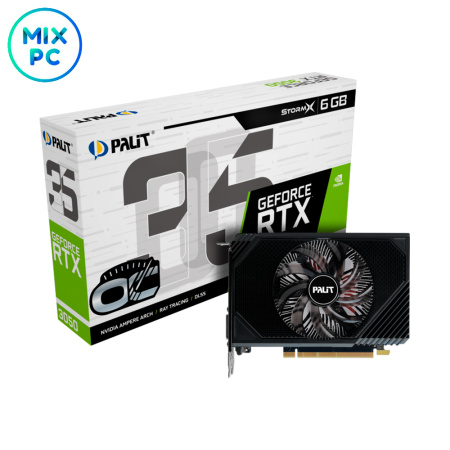 Видеокарта RTX3050 6GB Palit StormX OC NE63050S18JE-1070F