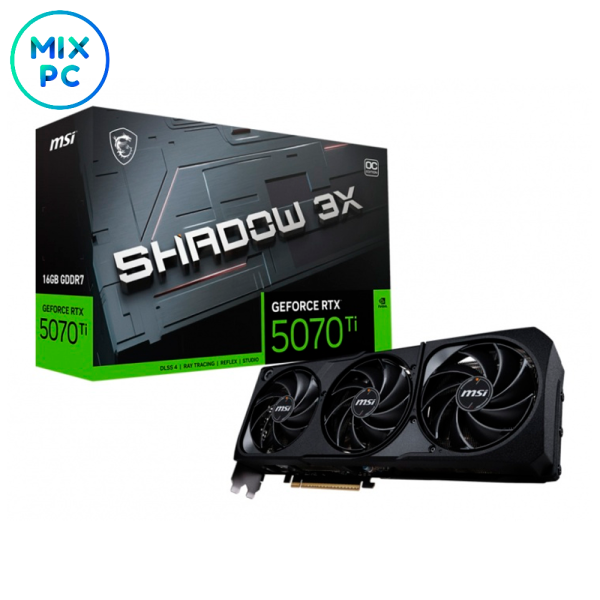 Видеокарта RTX 5070 Ti 16GB MSI SHADOW 3X OC