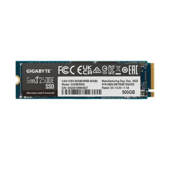 Накопитель SSD M.2 500GB Gigabyte 2500E G325E500G