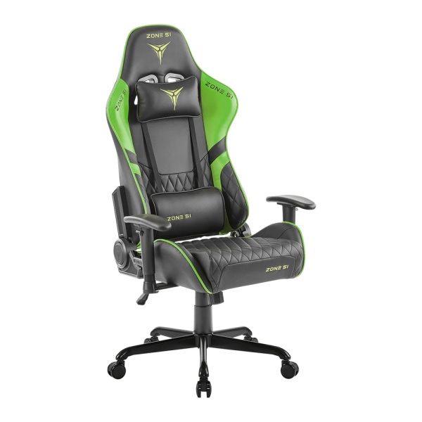Кресло компьютерное ZONE 51 CLUBPOINT Black-Green Z51-CLU-BG
