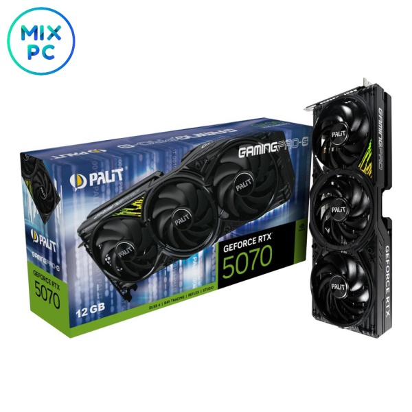 Видеокарта RTX 5070 12GB Palit GamingPro S NE75070019K9-GB2050U