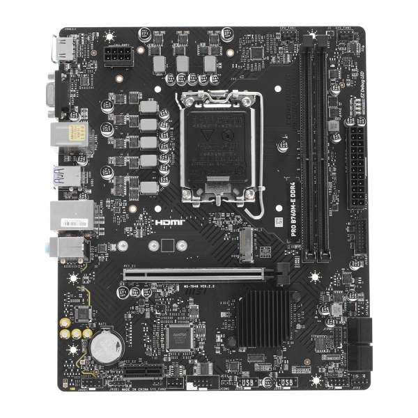 Материнская плата LGA1700 MSI PRO B760M-E DDR4 Б/у