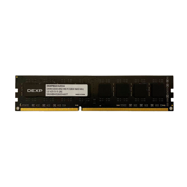 Модуль памяти DDR3 8GB 1600MHz DEXP DEXP8GD3UD16 Б/у