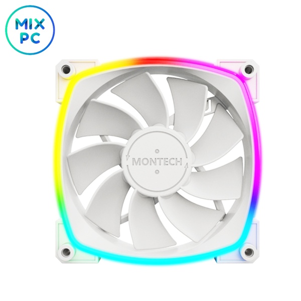 Вентилятор Montech RX120 ARGB REVERSE White 120x120x25мм