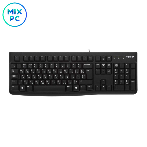 Клавиатура проводная Logitech K120 Black