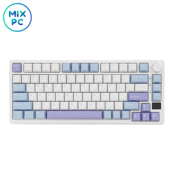 Клавиатура Royal Kludge RK-M75 K Taro milk Silver switch