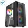 Корпус Powercase Mistral SM04 ARGB Black