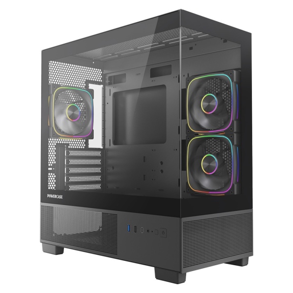 Корпус Powercase Vision Micro S3B Black