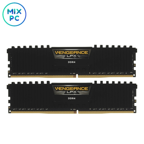 Оперативная память DDR4 16GB (2x8GB) 3200MHz CL16 Corsair Vengeance CMK16GX4M2B3200C16.