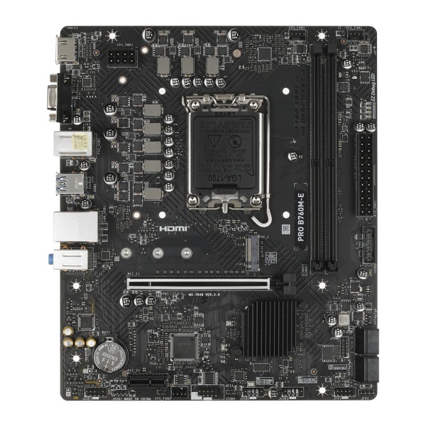 Материнская плата LGA1700 MSI PRO B760M-E Б/у