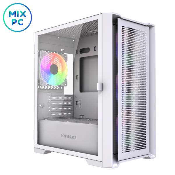 Корпус Powercase Alisio Micro X4W V2 LE White CAMCXW-A4-LE