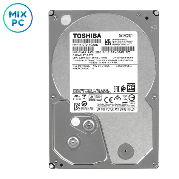 Накопитель HDD 3.5" 3TB Toshiba DT01ACA300 Б/у