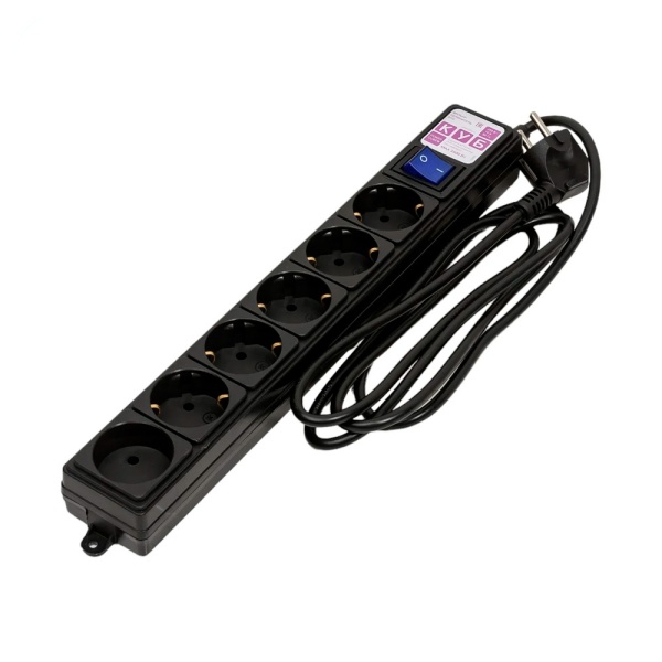 Сетевой фильтр Powercube SPG6-B1,9M 1,9м 6 розеток чёрный