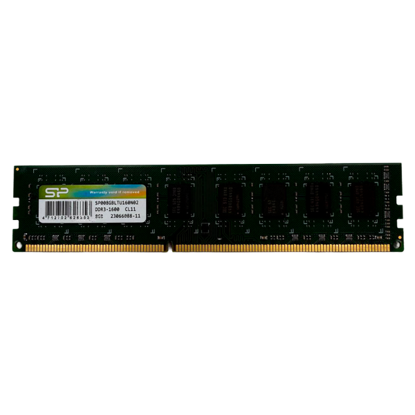 Модуль памяти DDR3 8GB 1600MHz CL11 Silicon Power SP008GBLTU160N02 Б/у
