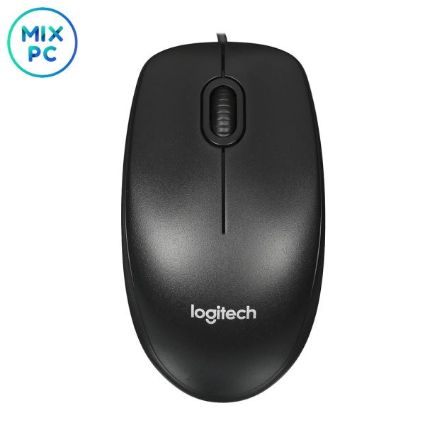 Мышь проводная Logitech M100/100R Dark/Grey