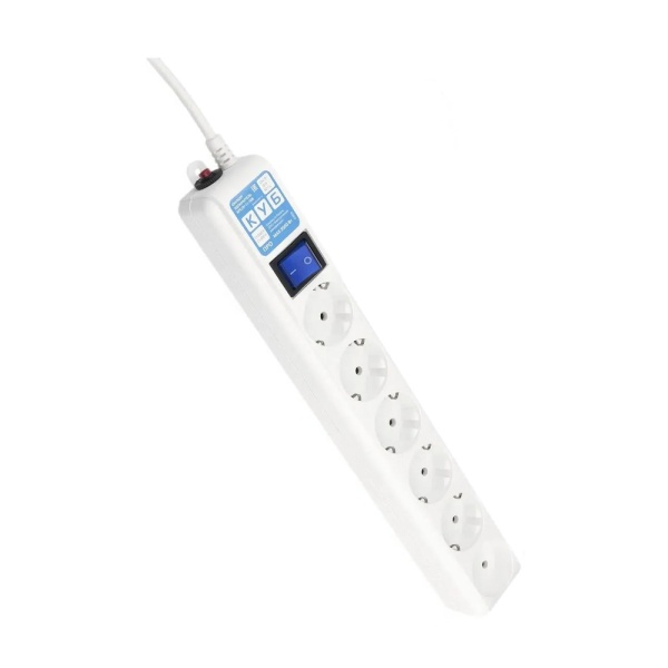 Сетевой фильтр Powercube SPL(5+1)-16B-P-3М-WHITE 3м 6 розеток белый