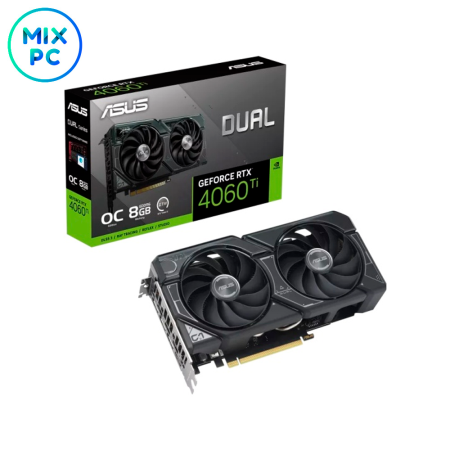 Видеокарта RTX4060Ti 8GB ASUS DUAL DUAL-RTX4060TI-O8G
