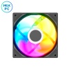Вентилятор Powercase M53-14 ARGB Black 140x140x25мм