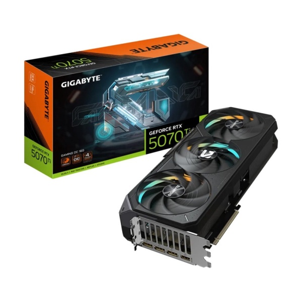 Видеокарта RTX 5070 Ti 16GB GIGABYTE GAMING OC GV-N507TGAMING OC-16GD