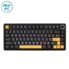Игровая механическая клавиатура AULA F75 BDBO Black+Dark Blue+Orange