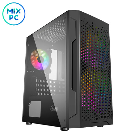 Корпус Powercase Mistral Micro Z3B Mesh LED CMIMZB-L3