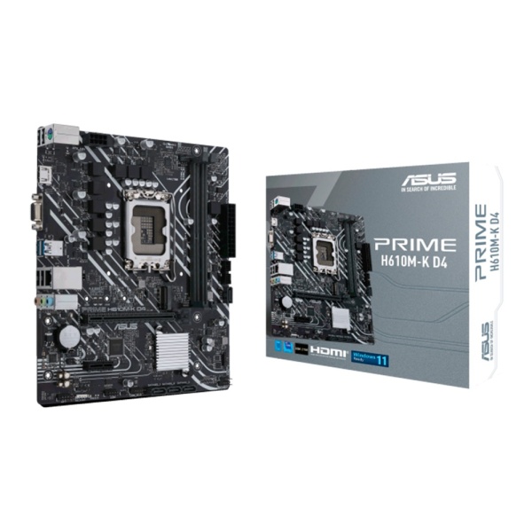 Материнская плата LGA1700 ASUS PRIME H610M-K D4
