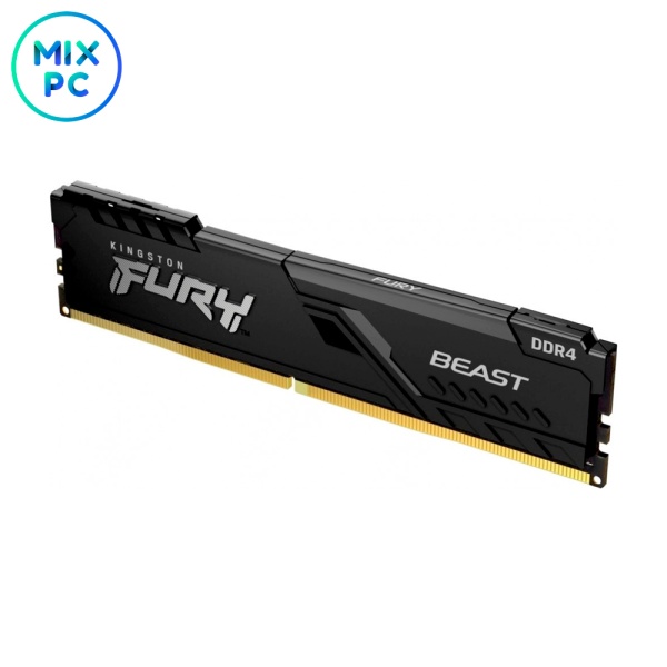 Модуль памяти DDR4 8GB 3200MHz Kingston Fury Beast Black KF432C16BB/8.