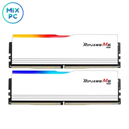 Оперативная память DDR5 32GB (2x16GB) 6000MHz CL30 G.SКILL RIPJAWS М5 RGB White
