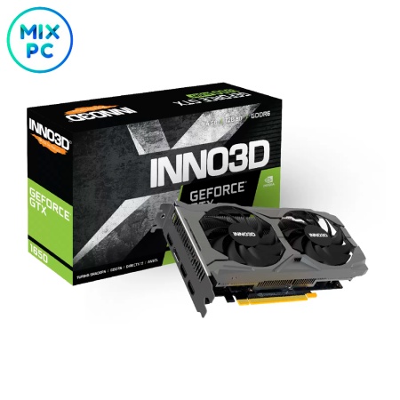 Видеокарта GTX1650 4GB INNO3D TWIN X2 OC V3 N16502-04D6X-171330N