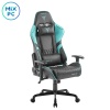 Кресло компьютерное Z51-CLU-BC ZONE 51 CLUBPOINT Black-Cyan