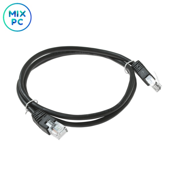Патчкорд 1м Cablexpert PP12-1M/BK