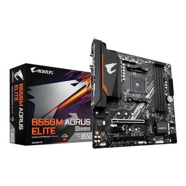 Материнская плата AM4 GIGABYTE B550M AORUS ELITE