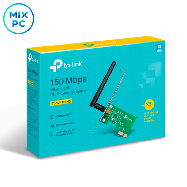 Сетевой адаптер Wi-Fi TP-Link TL-WN781ND 150 Мбит/с PCI-E