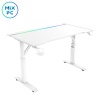 Стол компьютерный ZONE 51 RUNWAY 120 White Z51-RW2-WH