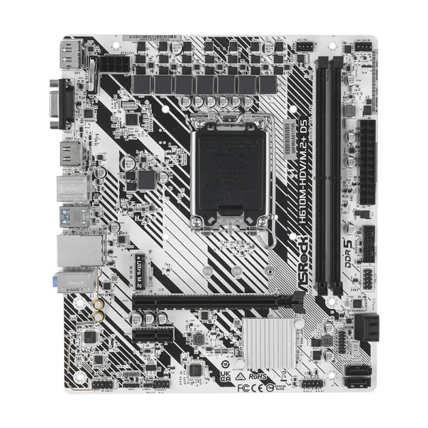 Материнская плата LGA1700 ASRock H610M-HDV/M.2+ D5 Б/у