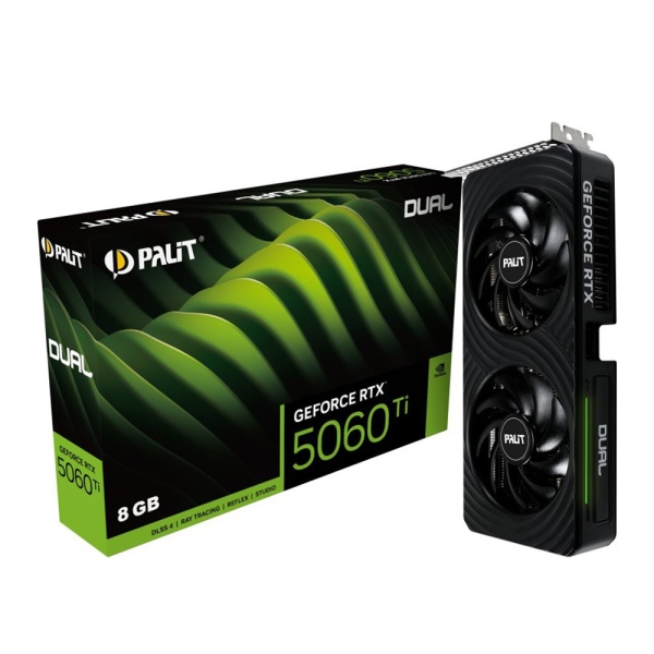 Видеокарта RTX 5060 Ti 8GB Palit DUAL NE7506T019P1-GB2062D